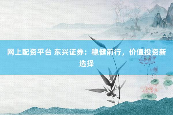 网上配资平台 东兴证券：稳健前行，价值投资新选择