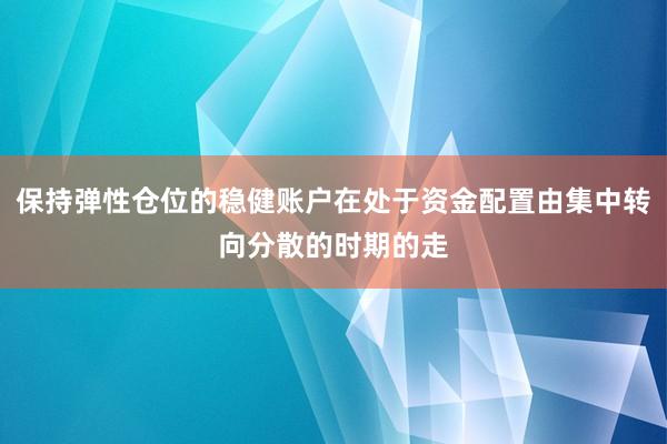 保持弹性仓位的稳健账户在处于资金配置由集中转向分散的时期的走